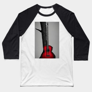 Acoustic Guitar Tree Of Life Guitar Player Nature Guitarist Baseball T-Shirt